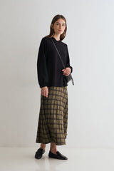 Emily Two-Tone Plaid Dress