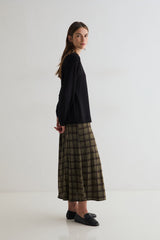 Emily Two-Tone Plaid Dress