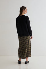 Emily Two-Tone Plaid Dress