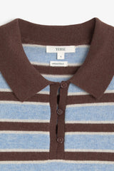 Nora Polo Jumper in Celeste