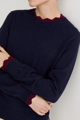 Nora Sweater in Navy