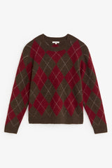 Argyle Crew-Neck Jumper
