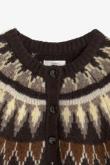 Greta Knit Jumper in Chocolate