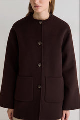 Sully Wool Jacket in Chocolate
