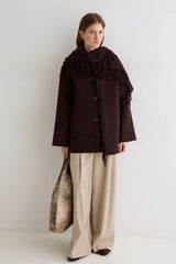 Sully Wool Jacket in Chocolate