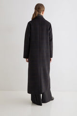 Ryno Wool Coat in Charcoal Grey