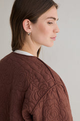 Rose Bomber Jacket in Brown