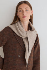 Mia Triangle Scarf in Beige