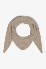 Mia Triangle Scarf in Beige