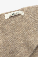 Mia Triangle Scarf in Beige