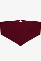 Mia Triangle Scarf in Burgundy