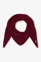 Mia Triangle Scarf in Burgundy