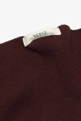 Maggie Knit Scarf in Chocolate