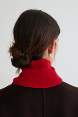Maggie Knit Scarf in Red