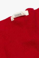 Maggie Knit Scarf in Red