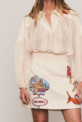 Carp Skirt in Cream