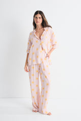 Sun Striped Shirt in Pink