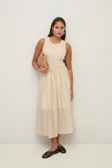 Maxi Dress in Ecru