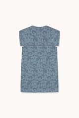 Laser Floral Denim Dress