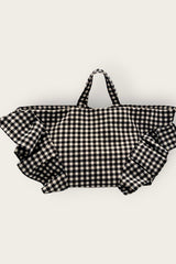 Frill Shopper Bag in Gingham
