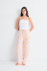 Sun Striped Trousers in Pink