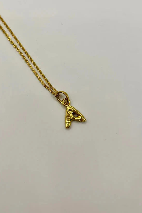 Letter Pendant in Gold