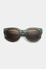 Lilly Sunglasses in Green Marble