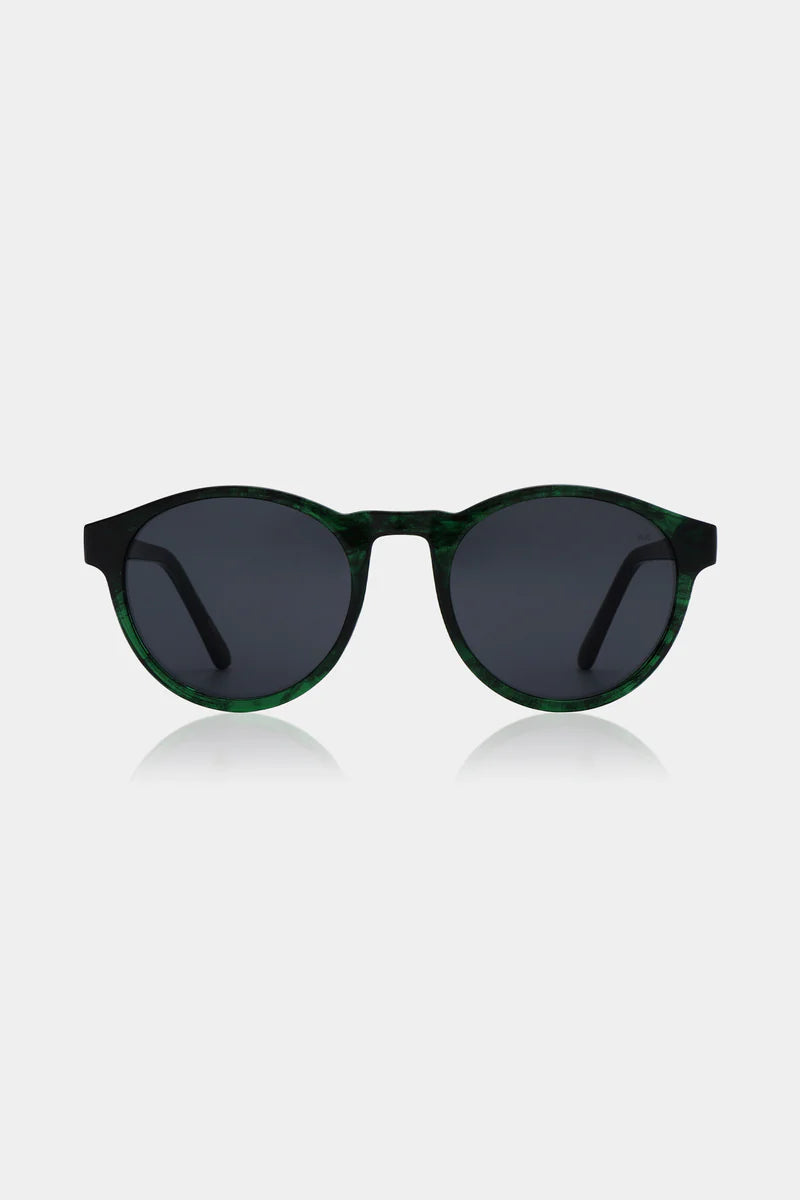 Marvin Sunglasses in Green Marble