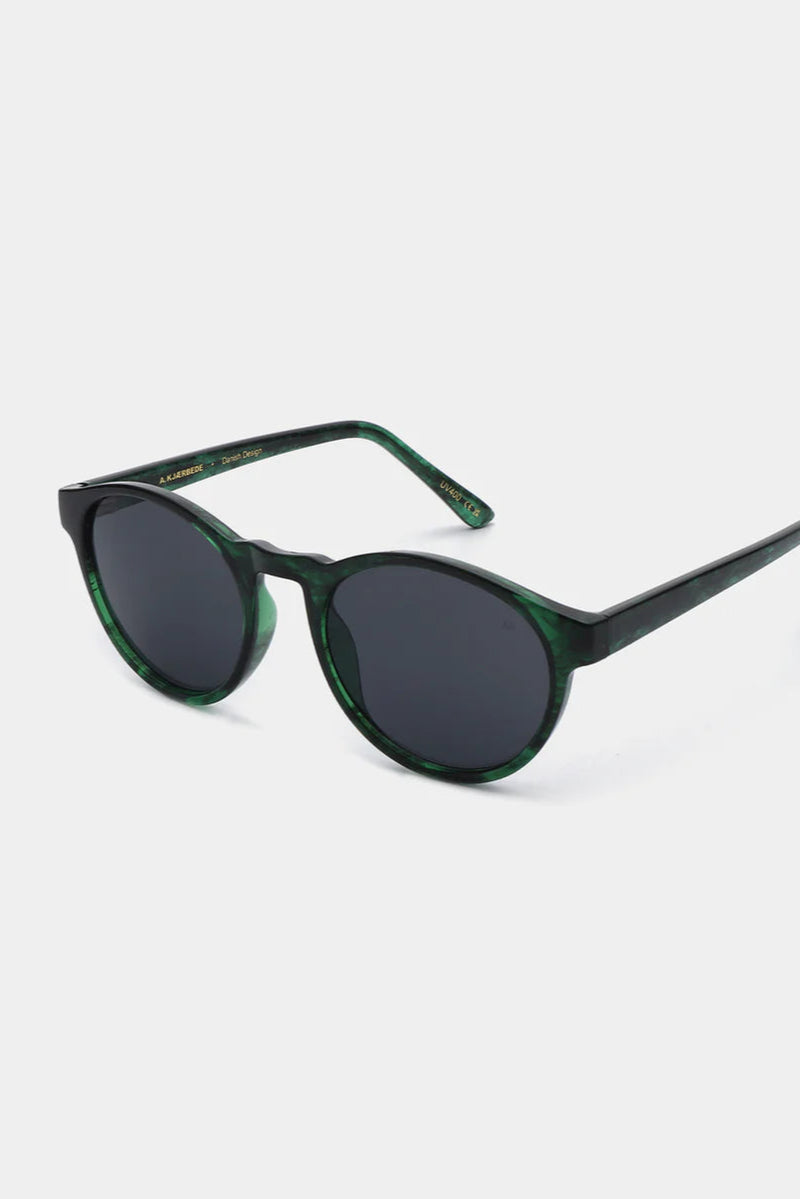 Marvin Sunglasses in Green Marble