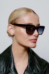 Nancy Sunglasses in Black Demi Tortoise