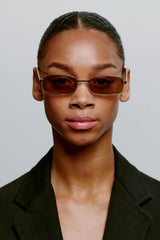 Noah Sunglasses in Burnt Amber