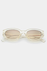 Winnie Sunglasses in Ecru Transparent