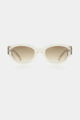 Winnie Sunglasses in Ecru Transparent