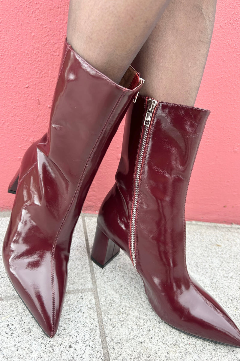 Piper Boots in Burgundy