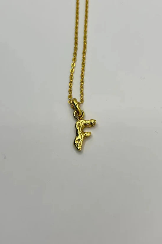 Letter Pendant in Gold