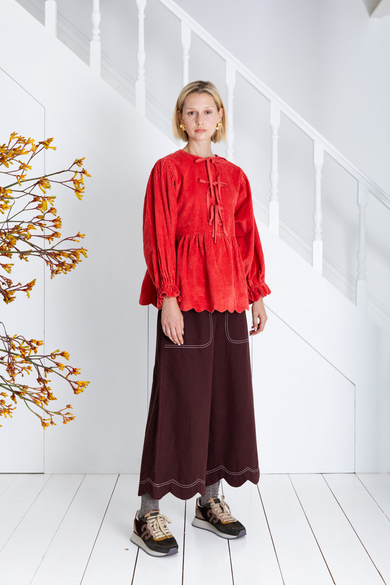 Addison Top in Rosehip