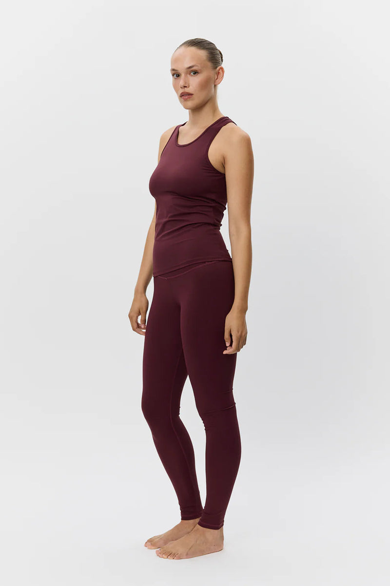 Adela Leggings in Burgundy