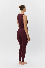 Adela Leggings in Burgundy