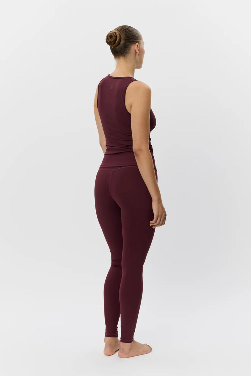 Adela Leggings in Burgundy