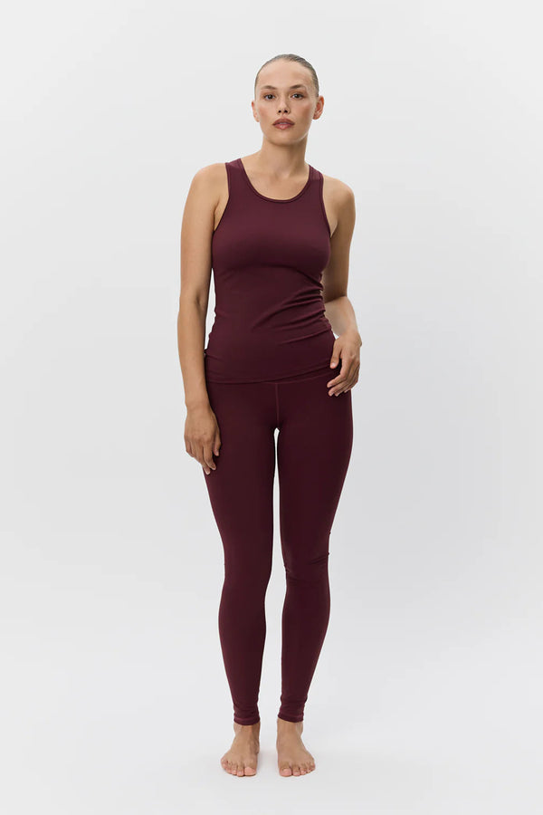 Adela Leggings in Burgundy