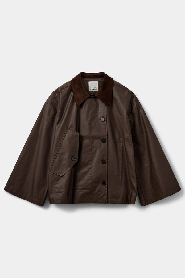 Agatha Jacket in Dark Brown