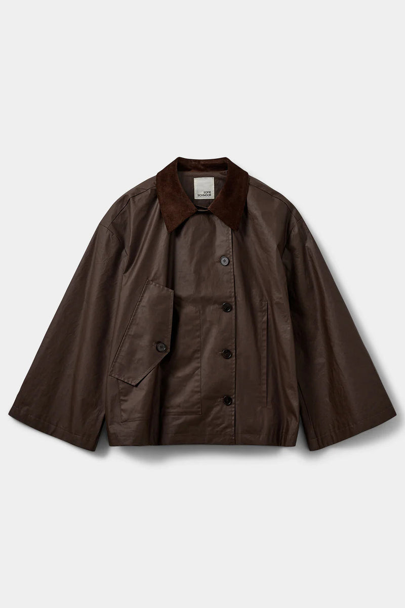 Agatha Jacket in Dark Brown