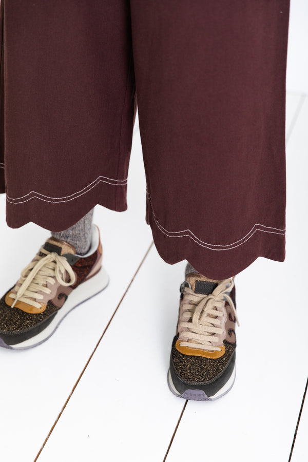 Aide Trousers in Chocolate