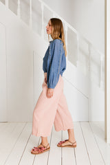Aide Trousers in Chalk Pink