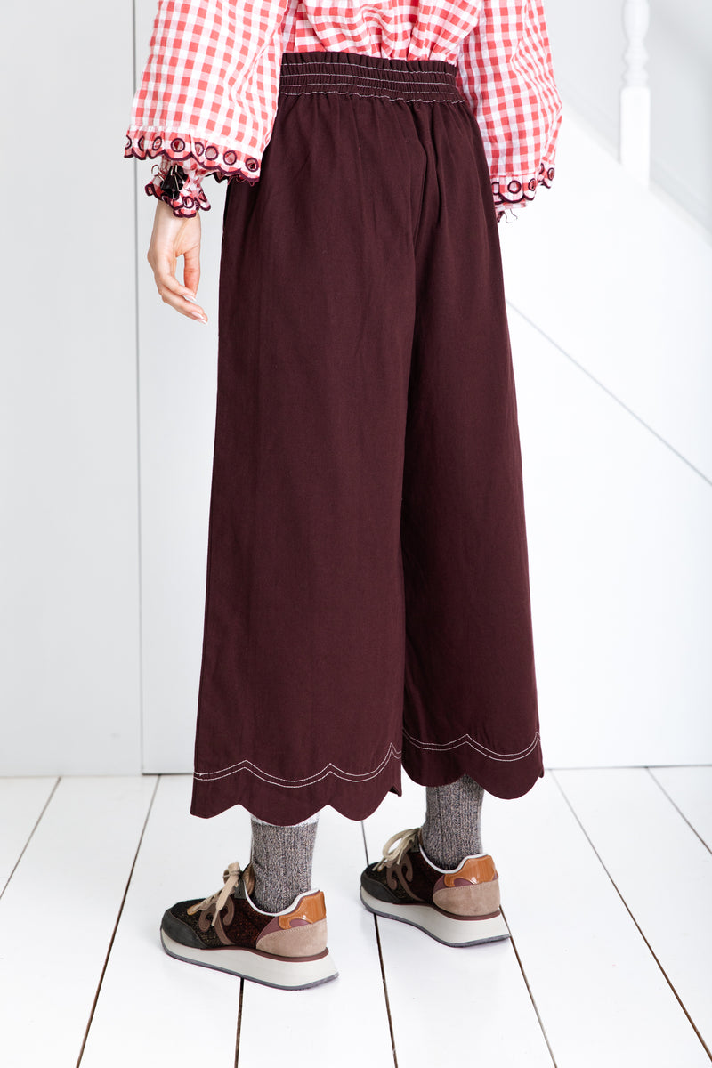 Aide Trousers in Chocolate