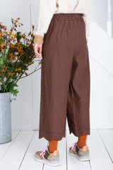 Aide Trousers in Midnight Tan