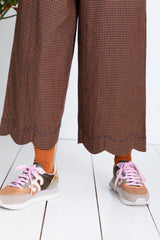 Aide Trousers in Midnight Tan