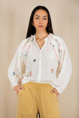 Alice Shirt in White Multi
