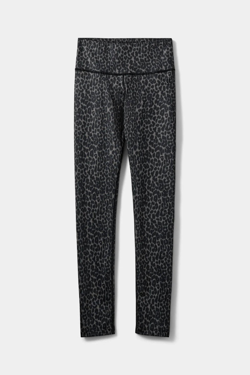 Leggings in Grey Leopard Print