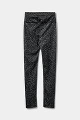 Leggings in Grey Leopard Print
